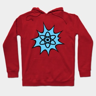 Dynamic Atomic symbol cartoon style science geek gifts Hoodie